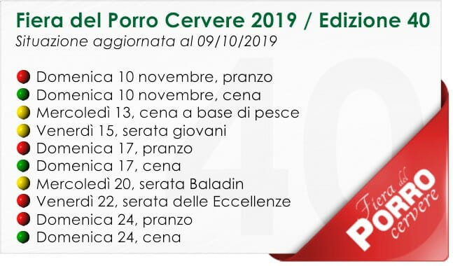 Fiera del Porro Cervere 2019