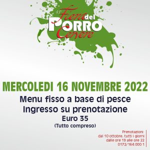 Mercoledì 16 Novembre