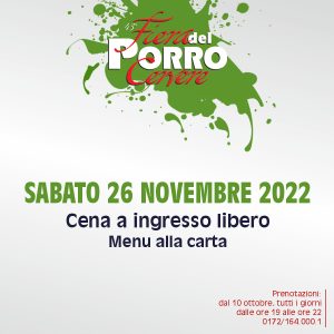 Sabato 26 novembre