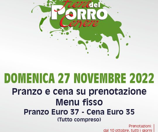 Domenica 27 Novembre